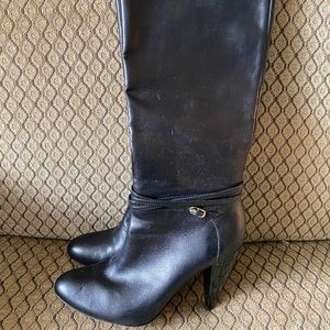 Ann Taylor Fiona High Heeled Leather Boot
